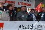 Les salari&eacute;s d'Alcatel Lucent de nouveau mobilis&eacute;s